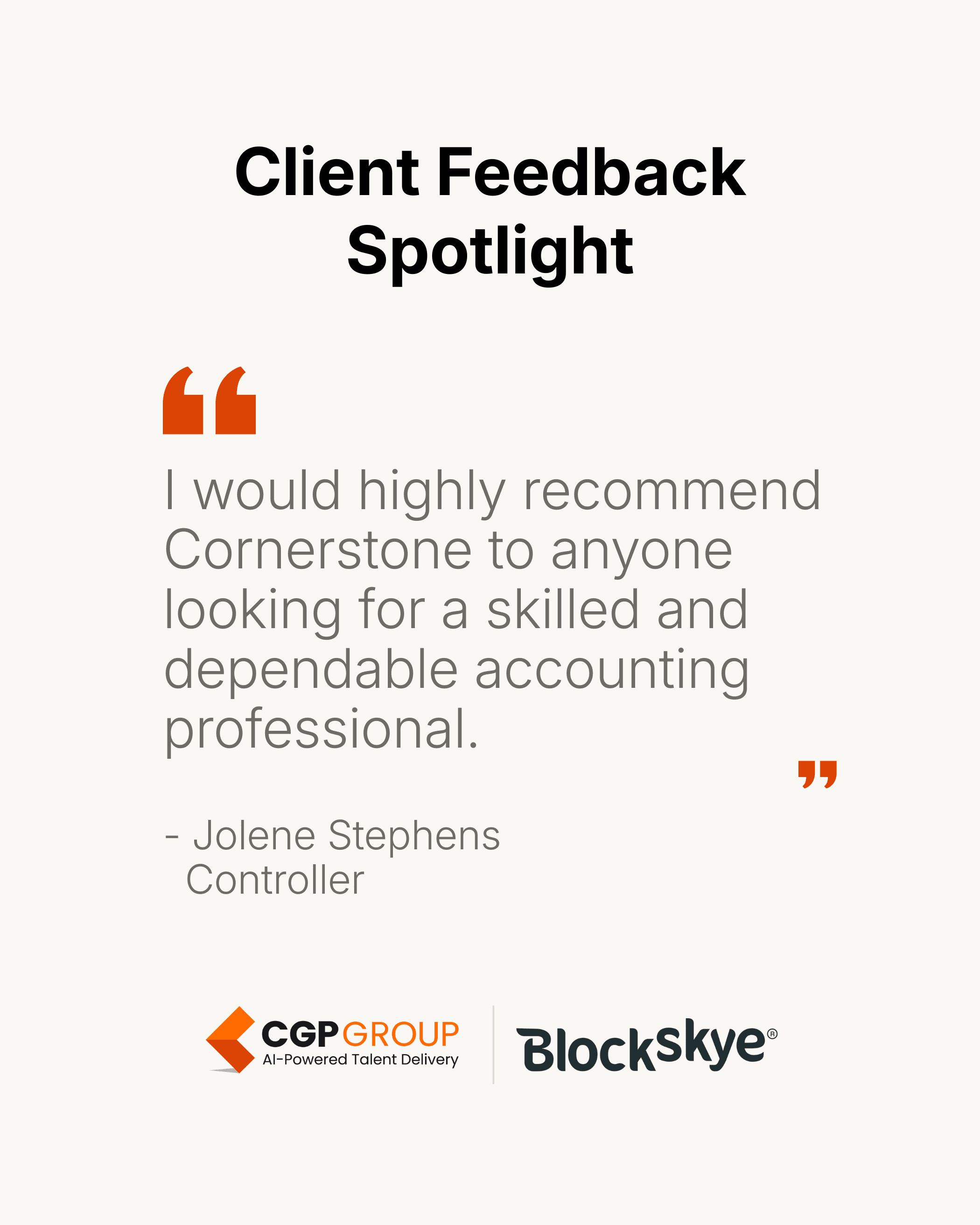 Client testimonials CGP Group Nearshore